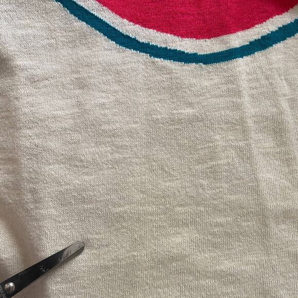 GAP Factory Women's Size 2XL Watermelon Graphic Lightweight Sweater XXL Picnic - Picture 5 of 9